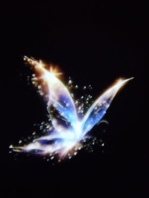 Hologramme papillon 